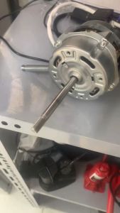 16in Đầu quạt không chổi than 220V chế quạt (cốt đỡ thân quạt 8mm) 2 vòng bi có hồi tiếp động năng