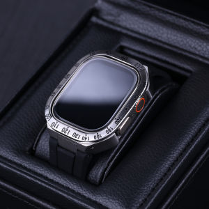 สาย สำหรับ Apple Watch Ultra 2 49mm คุณภาพดี สายยางและเคสป้องกัน Modification Kit โลหะ กรอบป้องกัน For iWatch Series Ultra 2 49mm - Lazada
