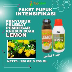 Pupuk Pelebat Buah Lemon / Pupuk Jeruk Lemon / Pupuk Lemon / Pupuk Buah Lemon / Pupuk Cair Pemutih Lemon / Pupuk Booster Buah Buahan