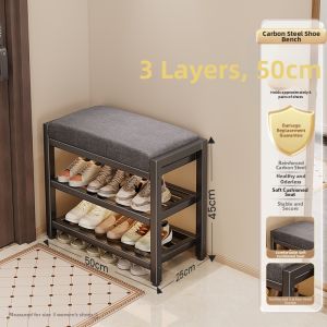 MEIZHUFU | Multilayer Simple Shoe Rack Bench for Home Use