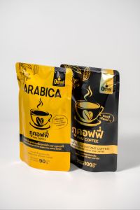 กาแฟสำเร็จรูป แพคคู่ (ดำ+ทอง)