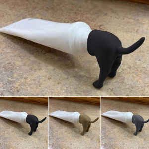 Pooping Dog Butt Toothpaste Squeezer Portable Tooth Cleanser Clips Tube Press Tools Bathroom Paste Dispenser Facial Accessories