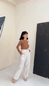 Sakura Glory - KAIA TOP RIB KNIT PREMIUM UKURAN ALLSIZE / ATASAN / BLOUSE / WANITA / DEWASA / DISTRO / IMPORT / COD / DISKON / GRATIS ONGKIR / MURAH