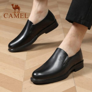 CAMEL | Spring Summer New Business Comfort Soft Bottom Slip-on Mens Shoes