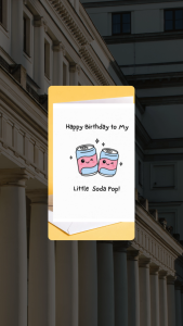 Kpop Demon Hunter Soda Pop Birthday Card – Cute Fan Gift