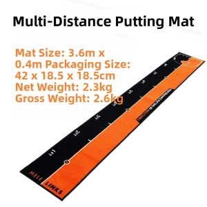 Swing Perfect | Multi-Distance Multi-Target Golf Putting Practice Mat