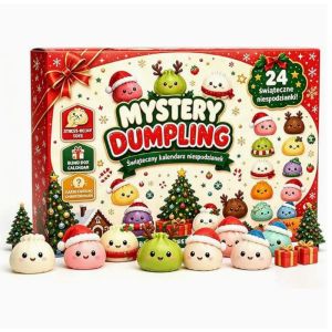 NeeDoh | New Christmas Countdown Calendar Blind Box 24-Grid Squishy Fun Stress-Relieving Hole Squishy Fun