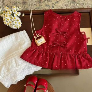 Sleeveless Vest Dress and Loose Pants Set
