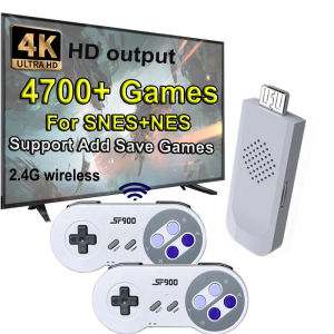 SF900 Classic Retro Video Game Console 1500+/4700+ Games 16 Bit Mini Consola Wireless 4K HD TV Game Stick