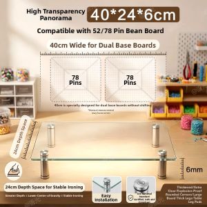 XINZUO | Heat Resistant Toughened Glass Pad for DIY Beads Work