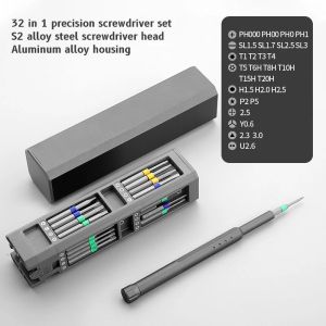 32/43/46 in 1 Precision Screwdriver Set Multifunctional Hand Repair Tool Magnetic Torx Phillips Bits for iPhone Camera Glasses