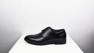 Fashion British Style Dress Shoes Lace-up Low-top Round Toe Shoes Men Breathable PU Leather Business Formal Shoes Casual Shoes for Men
