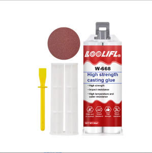 W-668 Casting Glue Ab Metal Repair High Strength Waterproof Heat Resistant Alternative Welding Glue for All Metal Crack Repair