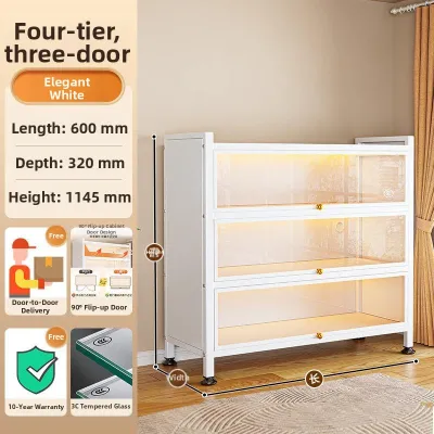 Home Glass Display and Storage Cabinet