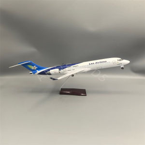 1/70 Scale Airplane Model C909 Lao Airline Model Aircraft Resin 47.5cm Airplane Kids Airbus Toy With Wheel Landing Gear for