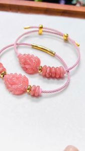 vòng tay nữ hồ ly chúa thạch anh tóc vàng tự nhiên mix đồng điếu và charm túi tiền thạch anh tóc vàng vòng tay đá phong thuỷ hợp mệnh thổ mệnh kim trang sức thiết kế đủ hoá đơn thẻ bảo hành