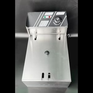 หม้อทอดไฟฟ้า 6 ลิตร หม้อทอดลูกชิ้น พลังงานสูง ความจุขนาดใหญ่ อูได้ชัดเจน