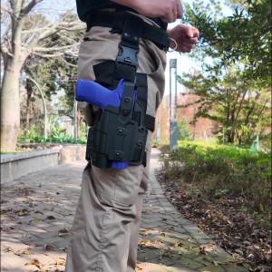 Universal Light-Bearing Level 2 Duty Holster 360° Adjustable Mount Quick-Detach System
