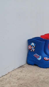 🥾รองเท้าบูทเด็กกันน้ำ รองเท้าเด็กกันน้ำ🥾 รุ่น BM-01 ลิขสิทธิ์แท้จาก Marvel รองเท้าบูทเด็ก