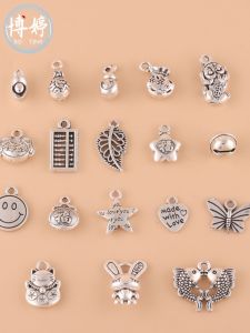 Tibetan Silver Small Pendant Silver Gourd Handmade DIY Tibetan Silver Material Accessories Pendant Accessories Tibetan Silver Pendant Silver Accessories