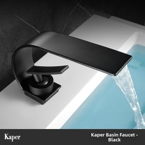INSIHAY | Cream White Waterfall Brass Faucet
