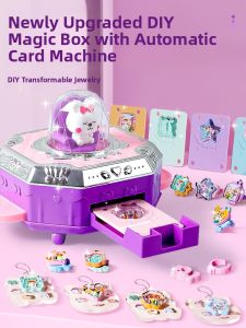 WEIBAI | Transformative Magic Book Sticker Machine DIY Craft Kit for Girls