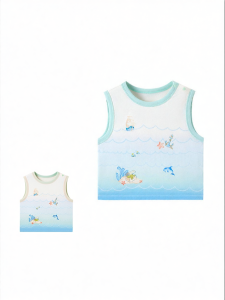 Purcotton | Cool Quick-Drying Mesh Breathable Childrens Vest T-Shirt