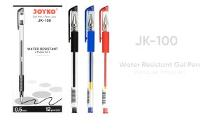 Gel Pen Pulpen Pena Joyko JK-100 0.5 mm: Pulpen Berkualitas Tinggi & Desain Ergonomis
