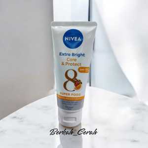 Nivea Body Serum Extra Bright Care & Protect spf 15 Super Food Vitamin C 180 ml