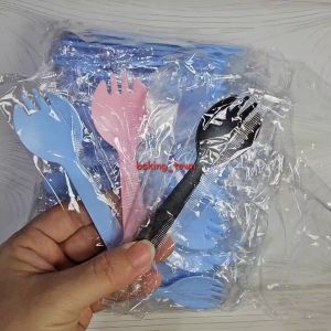 25pcs/50pcs/100pcs - sendok dessert kue cake puding buah sendok garpu dessert