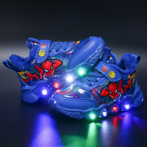 LED shoes shoes for kids light up sneakers shoes for kids boy LED capon patten shoes for kids size 23-34