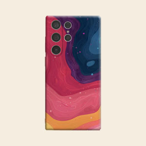 BILIBILI | Gradient Wave Fluid Luxury Fashion Full Lens Protective Case for Samsung Galaxy S26 S25 S24 A56 A36 Plus Ultra