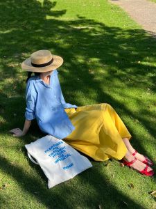 Blue Long Sleeve Slim Fit Sun Protection Shirt Womens Artistic Style High Waist Mini Skirt Commute Korean Loose Fit Shirt