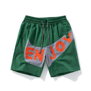 Ice Silk Basketball Shorts Mens Sporty Summer Quick Dry Running Pants mid Waist Five-Quarter Length Casual Loose Fit Youthful