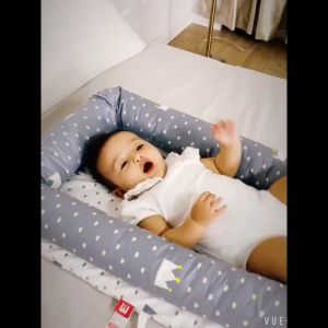 Cute Portable Baby Nest Bed Travel Crib Pad Foldable Removable Washable Baby Mattress Mat for 0-12 Months Baby