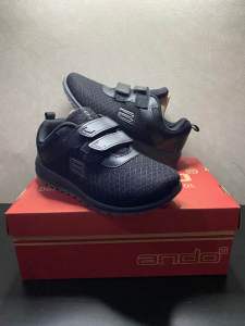 Sepatu anak ANDO AIDA VLC Hitam/hitam Size 33-36
