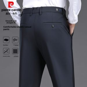 Pierre Cardin | Anti-Wrinkle No-Iron Straight Loose Elastic Casual Pants