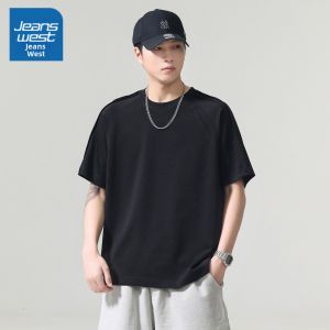 Jeanswest | Áo Thun Cổ Tròn Mỏng Mềm Mại Phong Cách Thời Trang Mùa Hè Tím