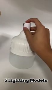 Rechargeable Bulb Emergency LED Light 8 Hours Battery Life Waterproof Camping Light