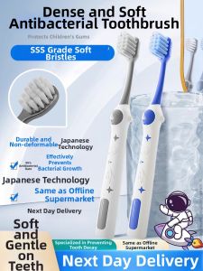 Childrens Soft Bristle Toothbrush for Ages 3 to 12 Years Old beyond Tooth Loss Period Special for Kids Students Sams 2969