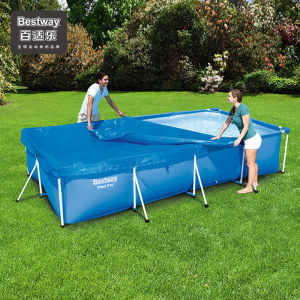 Bestway Supported Swimming Pool Pool Cover Covering Cloth for Swimming Pool Cloth Liner Bracket Pool Pad Cover Cover Rain Dust Ground Cloth