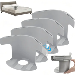 ที่ยึดผ้าปูที่นอนแบบหนา 4 ชิ้น สายรัดกันลื่นสำหรับทุกขนาดผ้าปูที่นอน ติดตั้งง่ายและยึดแน่น ชุดเครื่องนอนทันสมัย