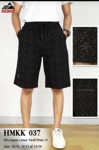Celana KENDY Pendek Rip Motif (Lingkar Pinggang Karet) HMKK 037