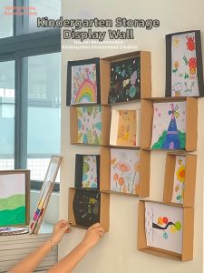Craft Display and Storage Box For Artwork Wall Decoration