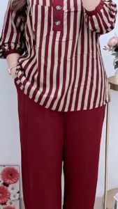 PAKAIAN BAJU WANITA TERBARU setelan 3 in 1 Setelan Rok dan baju motif  Daun jatuh  plus hijab