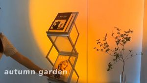 ชั้นวางนิตยสาร ชั้นวางหนังสือ พับเก็บได้ สำหรับตกแต่งบ้าน