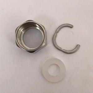 G1/2 "10 sus304 nuts 10 silicone gel wahser 10 sus304 circlips for our 16mm OD stainless steel corrugated