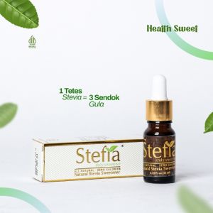 Gula Stevia tetes Pemanis minuman rendah kalori