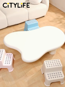 Citylife Children Step Stool Kids Mini Ladder Plastic Chair Toilet Bathroom Step Board Foot Stool - (Hold Up To 80kg)