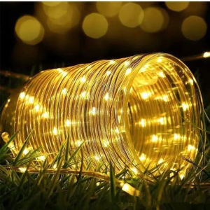 Solar Rope Lights 8 Modes Outdoor LED PVC Tube Fairy String Light Garden Wedding and Birthday Outdoor Holiday Home Decoration